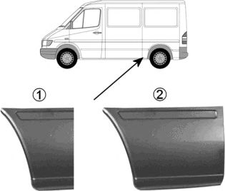 VAN WEZEL 3076140 -  Боковина